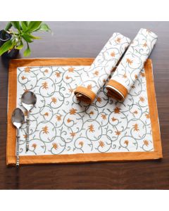 Grehom Placemats (Set of 2) - Bell Flower; Cotton Tablemats