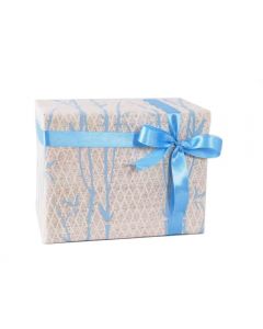 Grehom Gift Wrapping Paper - Bamboo Blue 