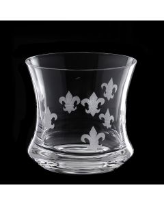 Grehom Crystal Whisky Glass - Fleur de Lis