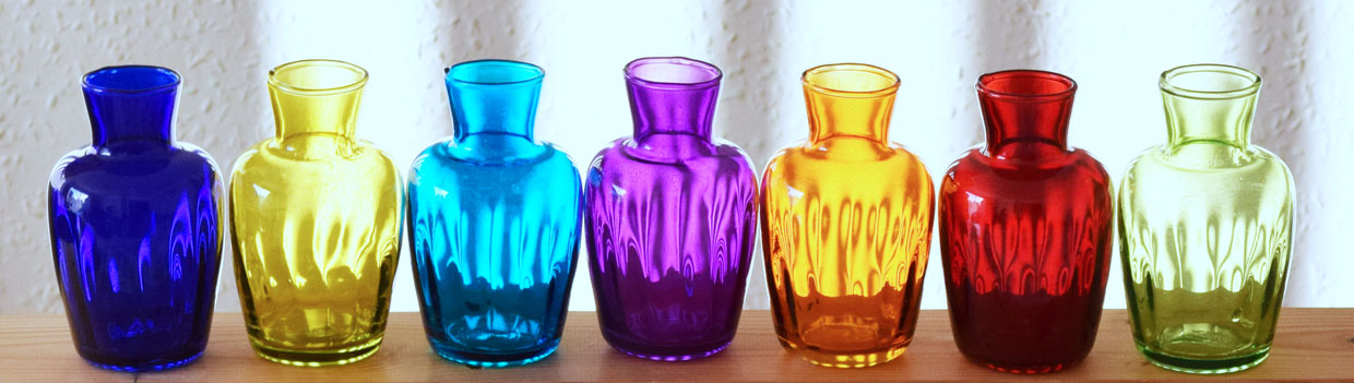 Bud Vases Recycled Glass