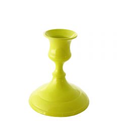 Grehom Brass Candlestick- Nice & Simple (Green); 8 cm Candle Holder