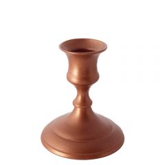 Grehom Brass Candlestick- Nice & Simple (Copper); 8 cm Candle Holder