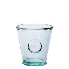 Grehom Recycled Glass Tumblers (Set of 6) - Authentic (Clear); 250ml Tumbler