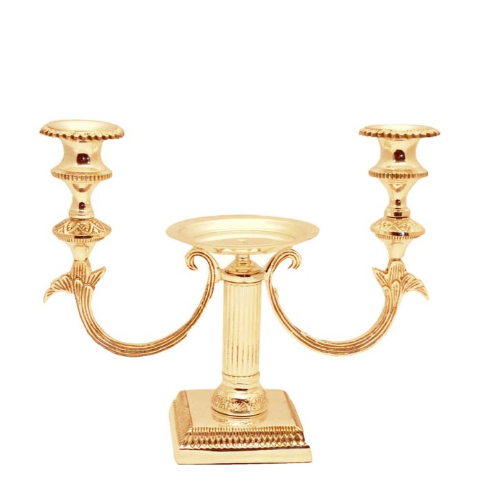 Grehom Candle Holder - Unity Fountain (Golden); Wedding Candelabra